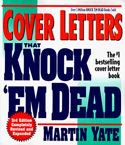 Book cover of Cover Letters That Knock Em' Dead-1998 by Martin Yate