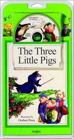 Book cover of The Three Little Pigs - Book and CD by Graham Percy (Illus.)