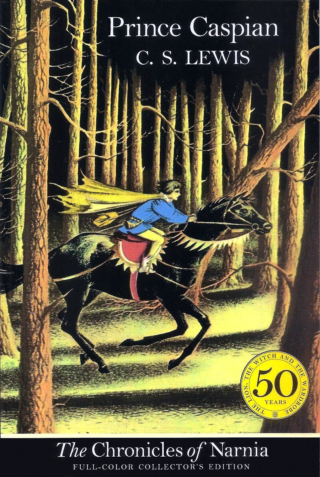 Book cover of Prince Caspian by C.S. Lewis, Pauline Baynes (Illus.)
