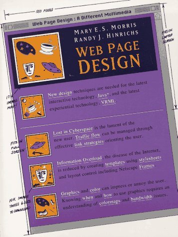 Book cover of Web Page Design: A Different Multimedia by Mary E.S. Morris