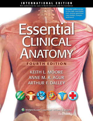 Book cover of Essential Clinical Anatomy by MOORE K.L.