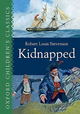 Book cover of Kidnapped by Robert Louis Stevenson
