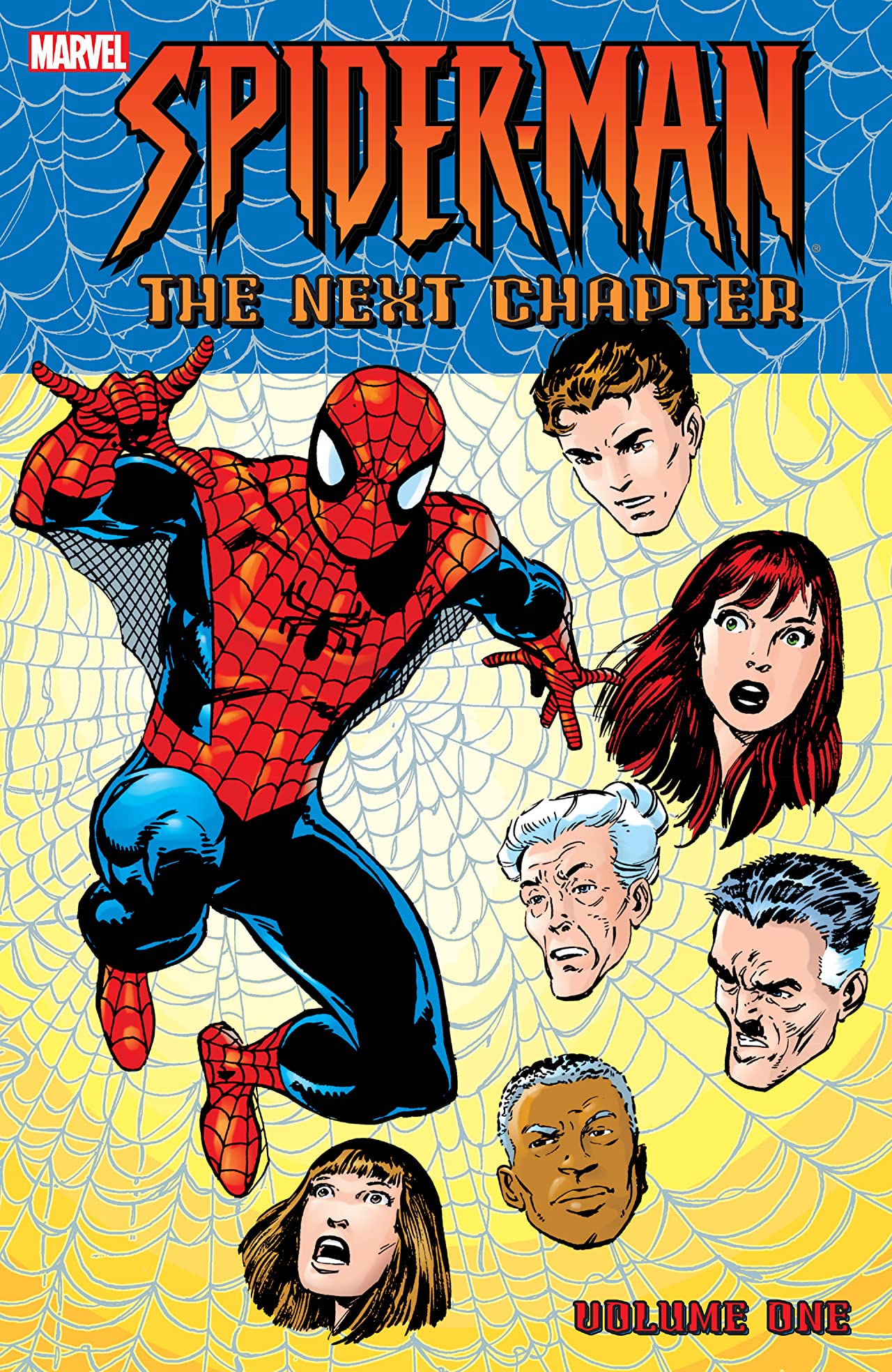 Book cover of Spider-Man: The Next Chapter, Vol. 1 by Howard Mackie, John Byrne, John Romita Jr. (Illus.), J.M. DeMatteis, Rafael Kayanan (Illus.), John Buscema (Illus.), Al Rio (Illus.), Liam Sharp (Illus.)