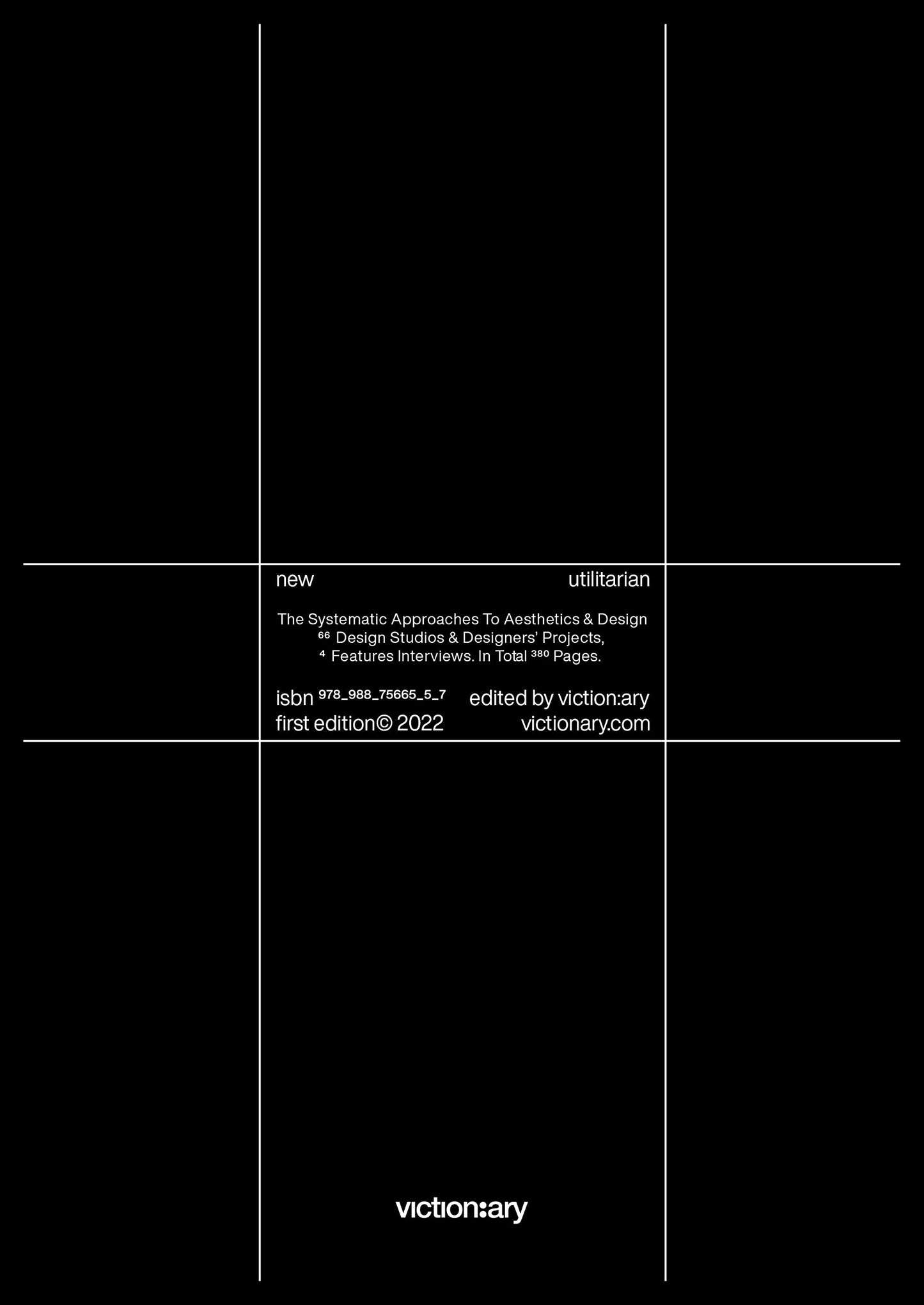 Book cover of New Utilitarian: Systematic Approaches to Aesthetics and Design by Victionary