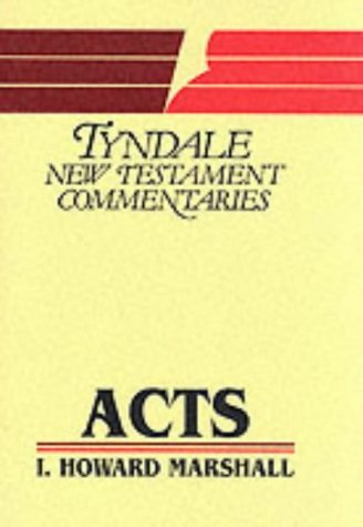Book cover of Acts Of The Apostles : An Introduction And Commentary by I. Howard Marshall