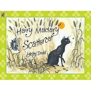 Book cover of Hairy Maclary Scattercat by Lynley Dodd