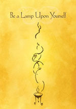 Book cover of Be a Lamp Upon Yourself by Buddhist Bookshop