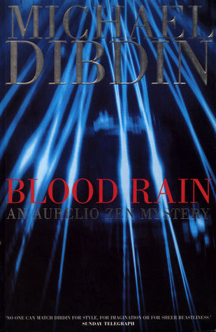 Book cover of Blood Rain by Michael Dibdin