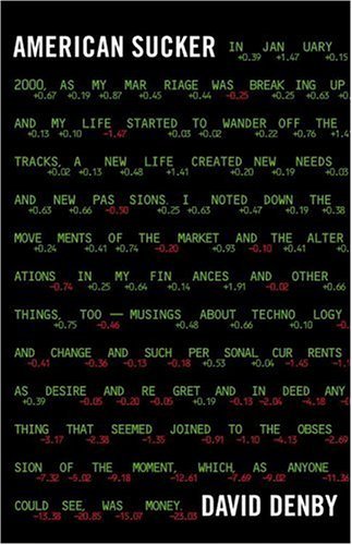 Book cover of American Sucker by David Denby