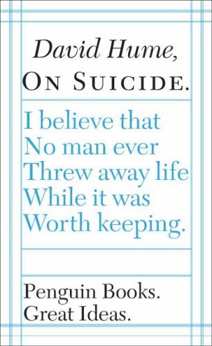 Book cover of On Suicide by David Hume