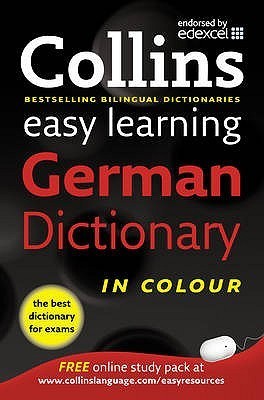 Book cover of Easy Learning German Dictionary (Collins Easy Learning German) by HarperCollins