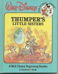 Book cover of Thumper's Little Sisters by Walt Disney Company