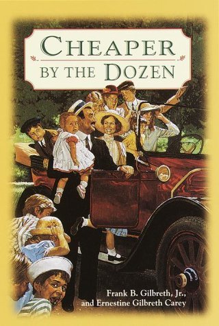 Book cover of Cheaper By The Dozen by Frank B. Gilbreth Jr., Ernestine Gilbreth Carey