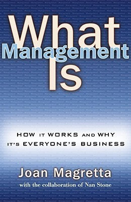 Book cover of What Management Is by Joan Magretta