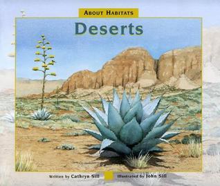 Book cover of About Habitats: Deserts by Cathryn Sill