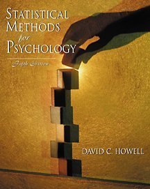 Book cover of Statistical Methods For Psychology by David C. Howell