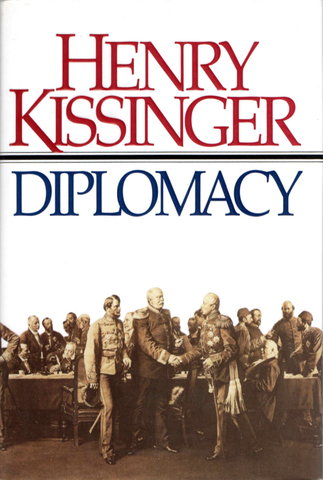 Book cover of Diplomacy by Henry Kissinger