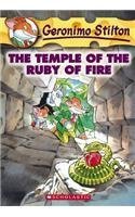 Book cover of The Temple of the Ruby of Fire by Geronimo Stilton
