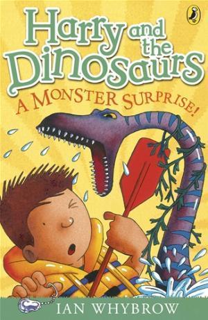Book cover of Harry And The Dinosaurs: A Monster Surprise! by Ian Whybrow