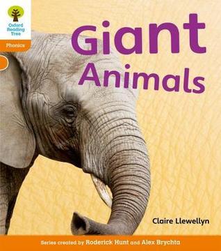 Book cover of Giant Animals by Claire Llewellyn, Roderick Hunt