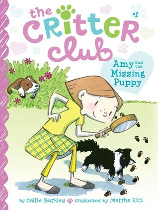 Book cover of Amy And The Missing Puppy by Callie Barkley, Marsha Riti (Illus.)