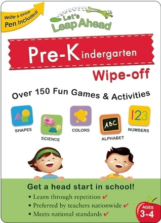 Book cover of Let's Leap Ahead Pre-K Wipe-Off by Alex A. Lluch