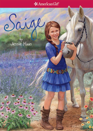 Book cover of Saige by Jessie Haas, Brian C. Hailes (Illus.)