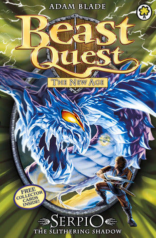 Book cover of Serpio The Slithering Shadow by Adam Blade