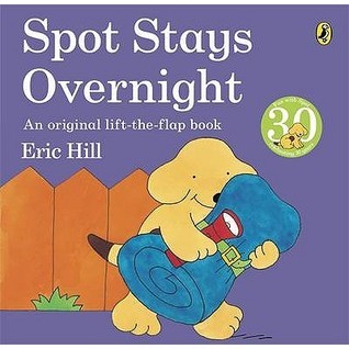Book cover of Spot Stays Overnight by Eric Hill