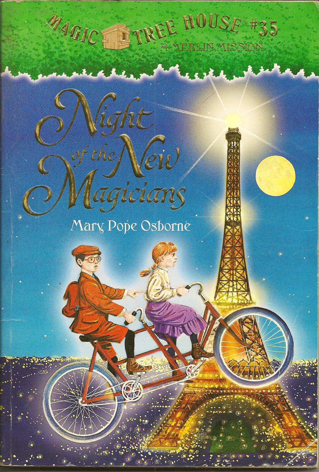Book cover of Night Of The New Magicians by Mary Pope Osborne, Sal Murdocca (Illus.)