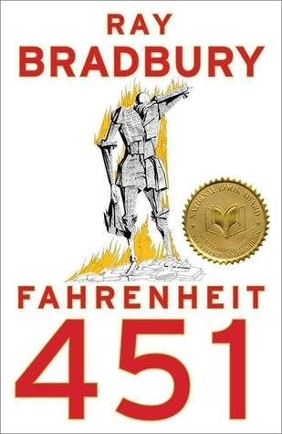 Book cover of Fahrenheit 451 by Ray Bradbury