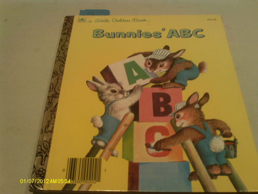 Book cover of Bunnies' ABC by Garth Williams (Illus.)