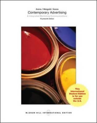 Book cover of Contemporary Advertising And Integrated Marketing Communications, 14th Edition by William F. Arens