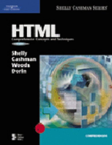 Book cover of HTML: Comprehensive Concepts And Techniques by Gary B. Shelly, Thomas J. Cashman, Denise M. Woods
