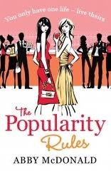 Book cover of The Popularity Rules by Abby McDonald