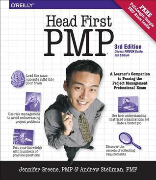 Book cover of Head First PMP: A Learner's Companion To Passing The Project Management Professional Exam by Jennifer Greene, Andrew Stellman
