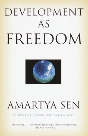 Book cover of Development As Freedom by Amartya Sen