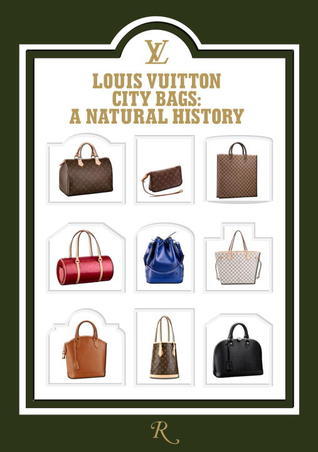 Book cover of Louis Vuitton City Bags: A Natural History by Jean-Claude Kaufmann, Ian Luna, Florence Müller, Mariko Nishitani, Colombe Pringle