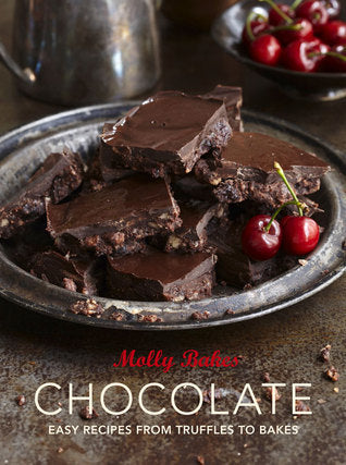 Book cover of Chocolate: Easy Recipes From Truffles To Bakes by Molly Bakes