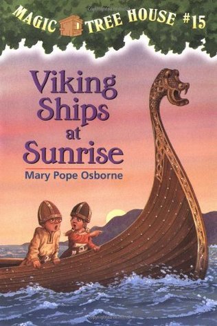 Book cover of Viking Ships At Sunrise by Mary Pope Osborne, Sal Murdocca (Illus.)