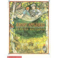 Book cover of Johnny Appleseed by Steven Kellogg