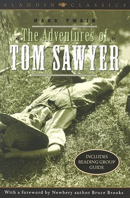 Book cover of The Adventures of Tom Sawyer by Mark Twain