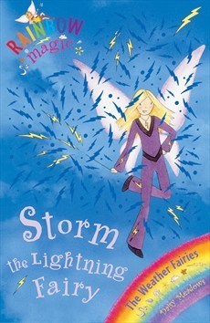 Book cover of Storm The Lightning Fairy by Daisy Meadows, Georgie Ripper (Illus.)