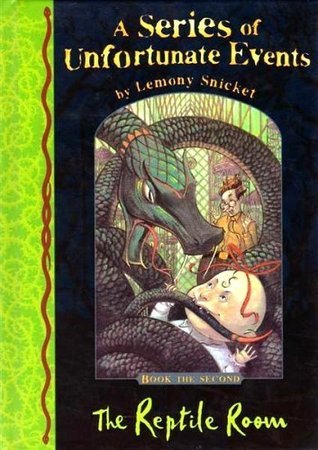 Book cover of The Reptile Room by Lemony Snicket, Brett Helquist (Illus.)