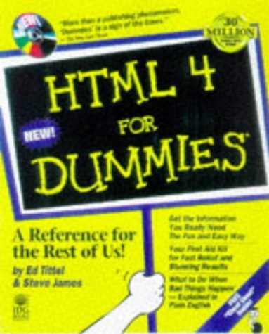 Book cover of Html 4 For Dummies by Ed Tittel, Steve James