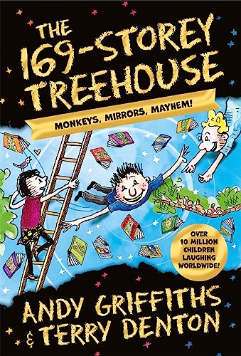 Book cover of The 169-Storey Treehouse by Andy Griffiths, Terry Denton