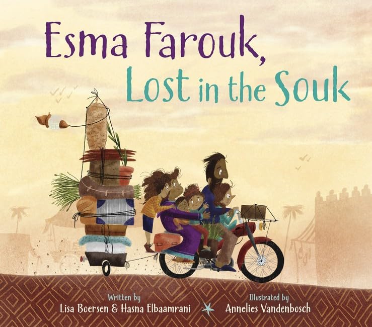 Book cover of Esma Farouk, Lost in the Souk by Lisa Boersen