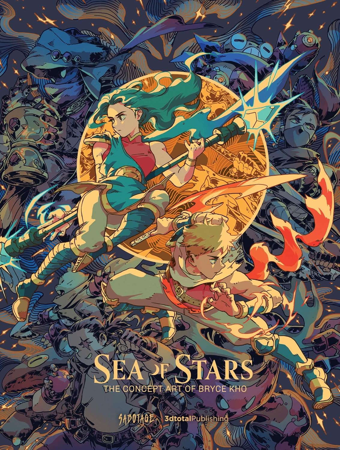 Book cover of Sea Of Stars: The Concept Art Of Bryce Kho by Bryce Kho (Artist)