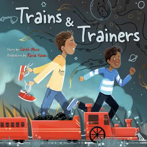 Book cover of Trains & Trainers by Sarah Musa