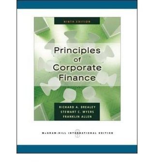 Book cover of Principles Of Corporate Finance by Richard A. Brealey